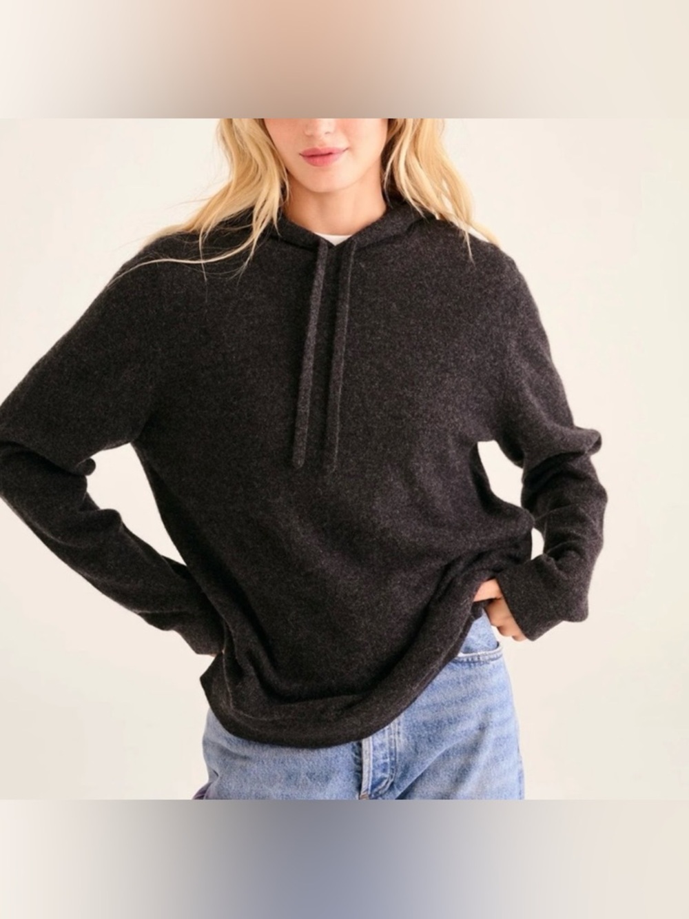 NAADAM 100% Cashmere off duty Hoodie Sweater – Women’s Size M